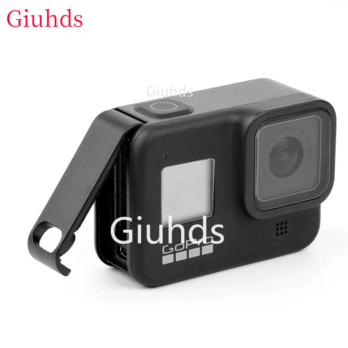 For GoPro Hero 8 Rechargeable Side Protective Cover Battery Lid Sports Camera Plastic Dustproof Battery Lid Door Housing Case