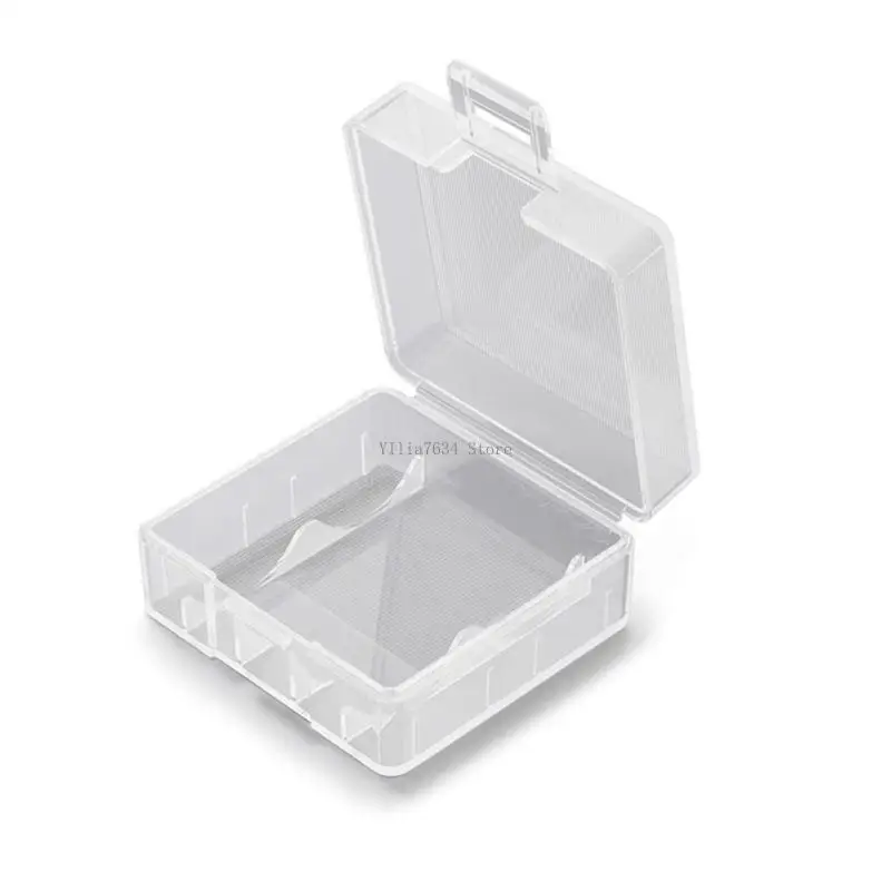 Small 18350 Battery Case Organizers Shock Resistant Protective Case Secure Lock for Everyday Carry Transportation