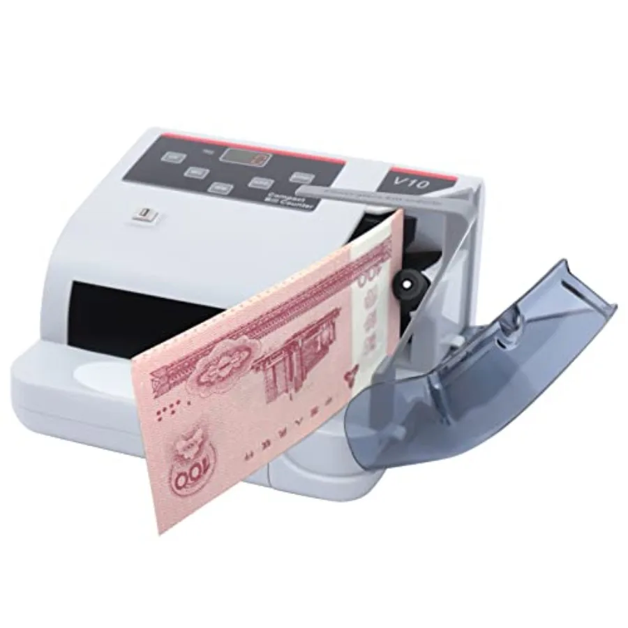 

Portable Money Counter Machine UV/MG/WM Counterfeit Detection LED Display 600pcs/min Bill Counter Multi Currency Handy Currency