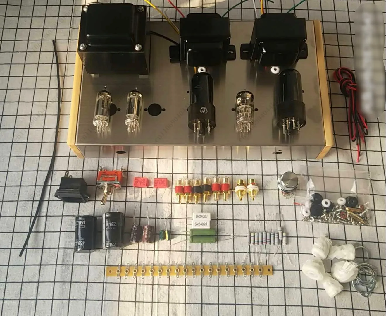 Shuguang 6P6P Tube HiFi Amplifier Kit with Dual 6Z4 Rectifier Tube, Finished Audio Amp for Warm Vocal Playback