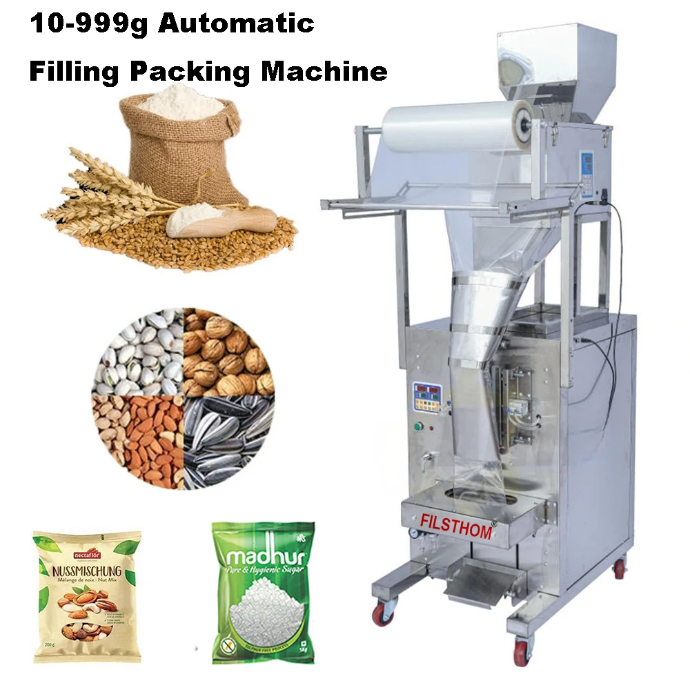 

Automatic Multi-Functional Bag Filling Weighing Packaging Machine Particle Tea Grain Bean Nut Grain Spice Powder Coffee Flour