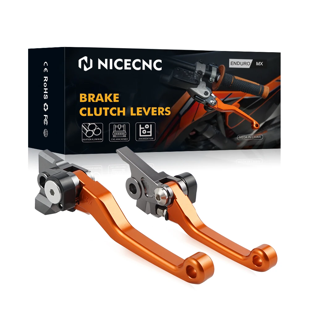 

NICECNC Motorcycle Aluminum Brake Clutch Lever For KTM 125 144 200 250 400 450 505 525 EXC EXC-R XC XC-F XC-W SX SX-F SXR