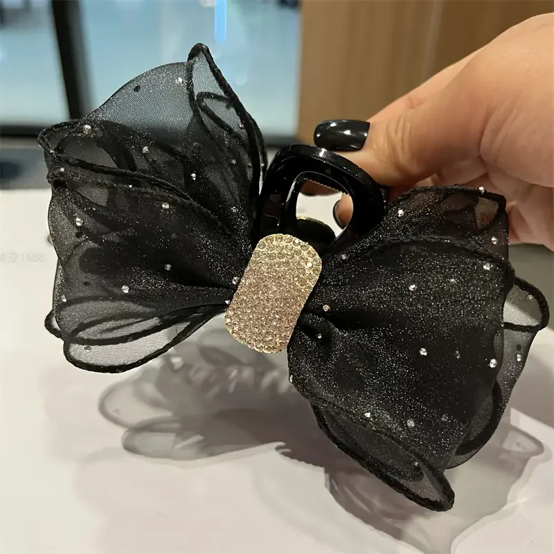 

Заколка для волос в виде бабочки, элегантного дизайна, подходит для модных женщин — аксессуар для волос на каждый день.