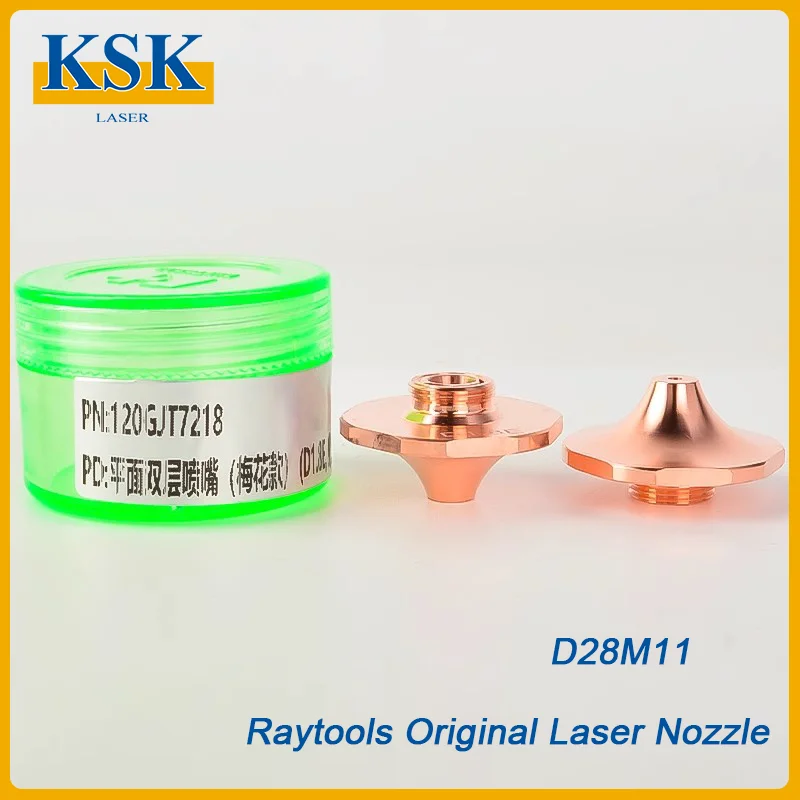 Raytools Original Laser Cutting Nozzles D28 Single/Double Layer Caliber 1.2-1.8mm Laser Nozzles For Raytoosl Fiber Laser Head