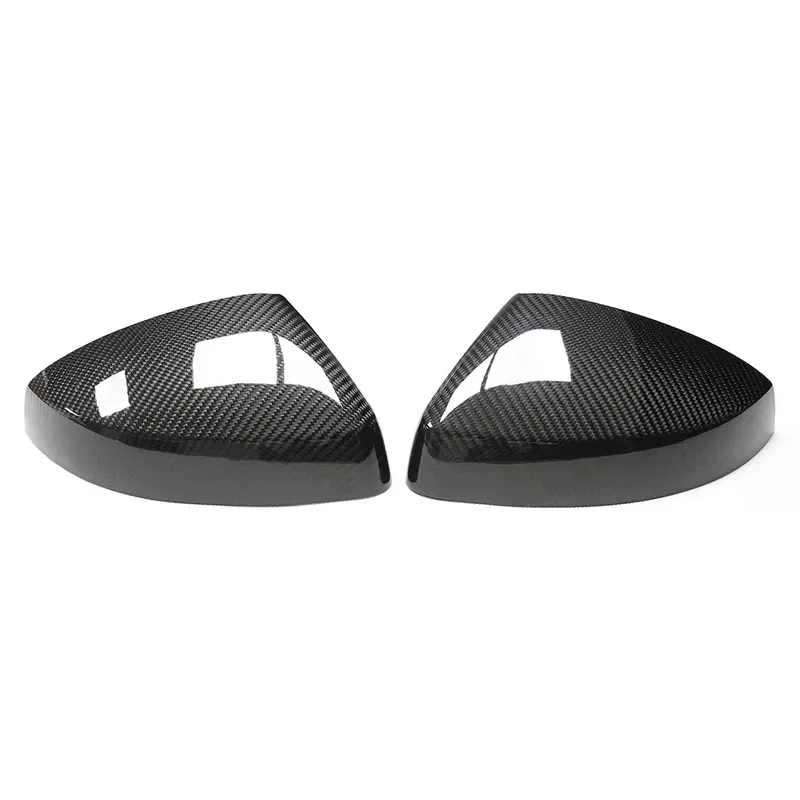 For Audi Carbon Fiber Side Rearview Mirror Covers with Lane Assist  8V A3 S3 RS3 2014+ Dry Carbon