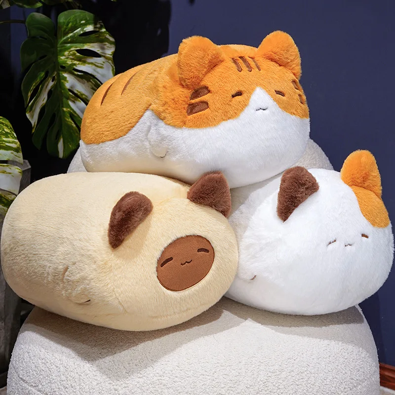 

18-50cm Funny Cute Soft Long Cat Plush Toys Pause Office Nap Pillow Bed Sleep Home Decor Doll for Kids Girl Gift