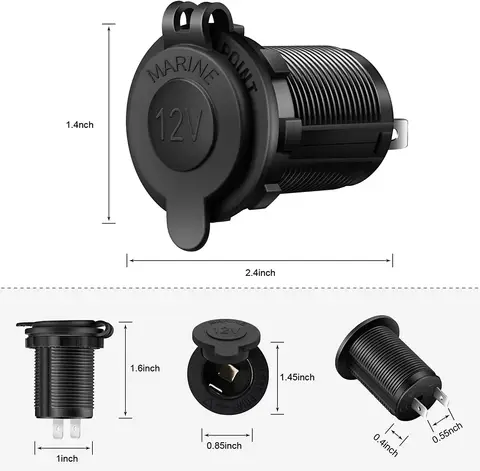 8 best sales 12v socket plug - №2