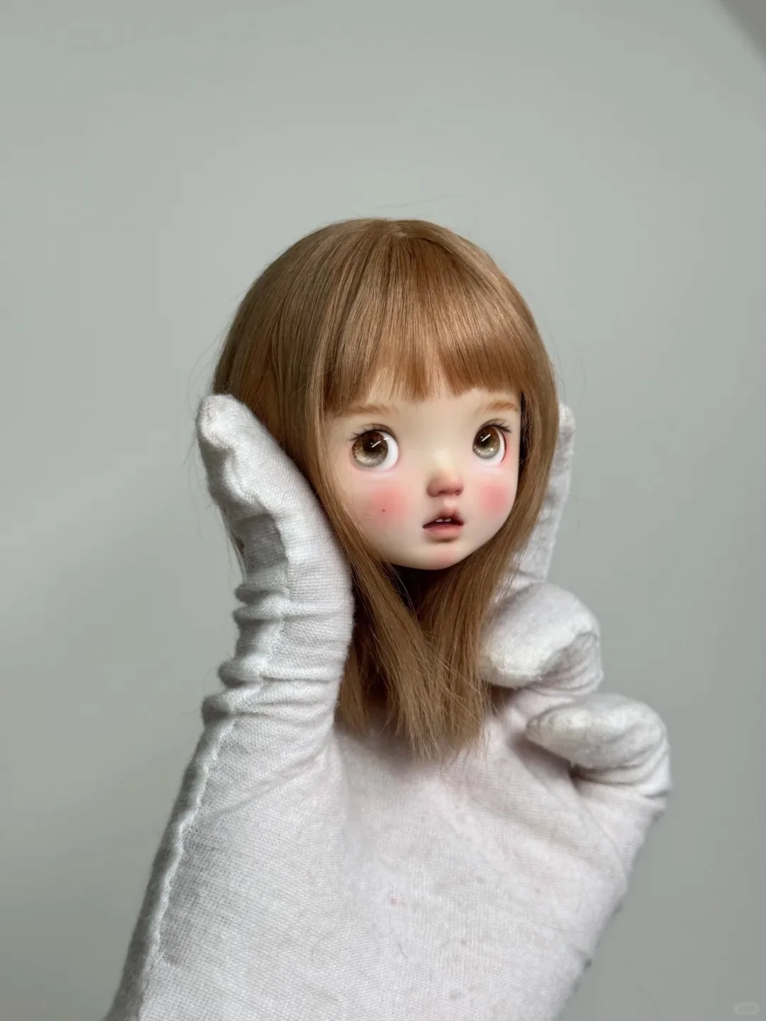 

Масштаб 1/6, милая девушка, голова куклы nimo BJD, коллекционная большая голова из смолы, Doudou в комплект не входит, милые коллекционные предметы Nimo