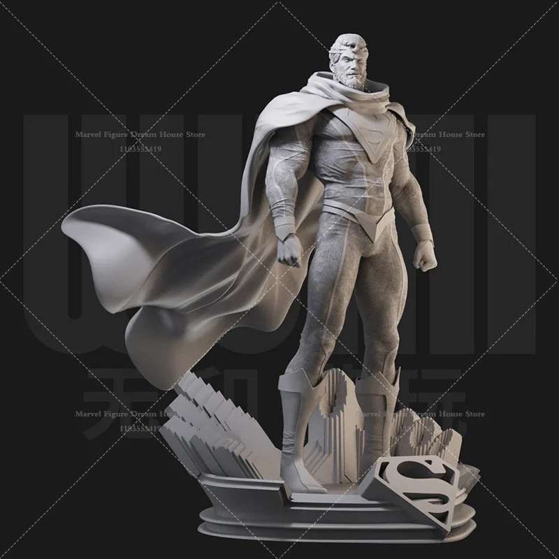 1/24 1/18 Scale DC SupermanจักรวาลหกมิติWorld Forge Maker Hero Destroyer DIY Self-ประกอบเรซิ่นUn-panitedรุ่น