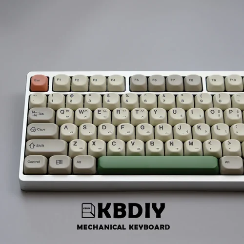 KBDiy 139 teclas/juego de teclas coreanas de perfil KOA GMK 9009 para teclado mecánico, teclas MX, interruptores, teclas PBT Retro personalizadas ISO