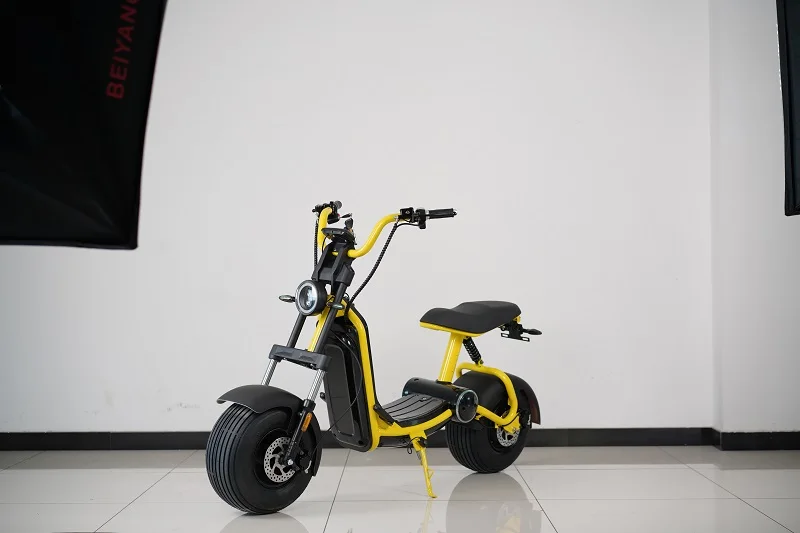 Popular Fat Tire 2 Wheel Electric Citycoco Scooter 1500w Adult  Motorcycle With Big Seat