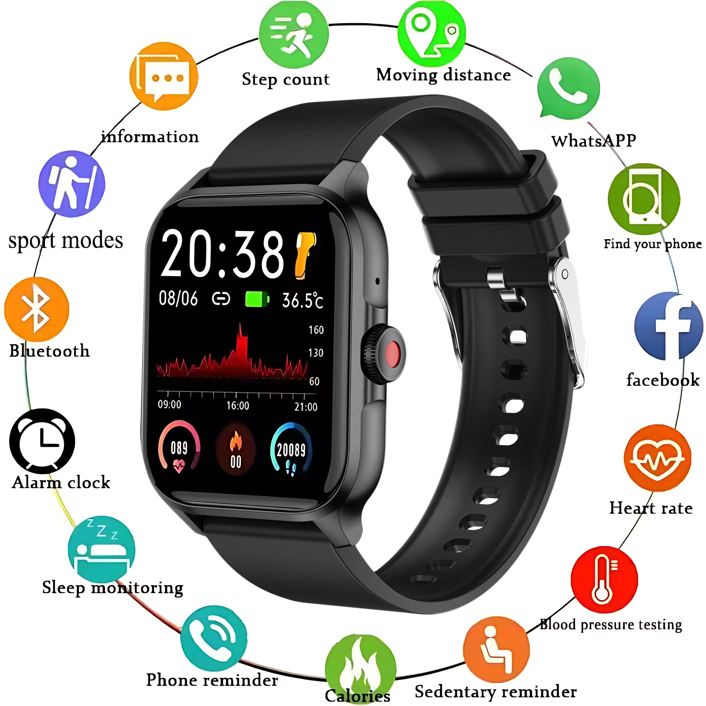 

2025 Новинка для Xiaomi Смарт-часы для мужчин NFC Кислород в крови Мониторинг сердечного ритма Спортивные фитнес-часы Женские Bluetooth-вызовы Смарт-часы