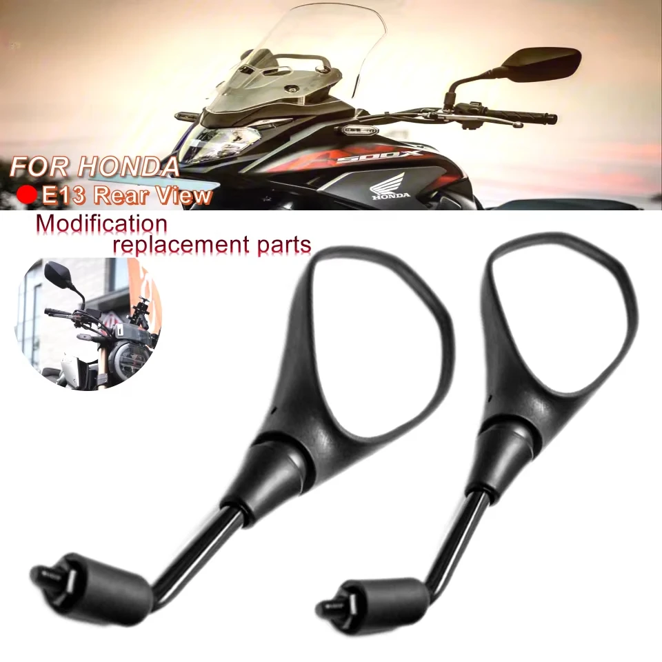 

Motorcycle Rearview Mirror E13 For HONDA MSX 125 Grom CRF 1000L 1100L CB500X CB 650R/650F NC700 NC750 CTX700 CB1300SF Rear View