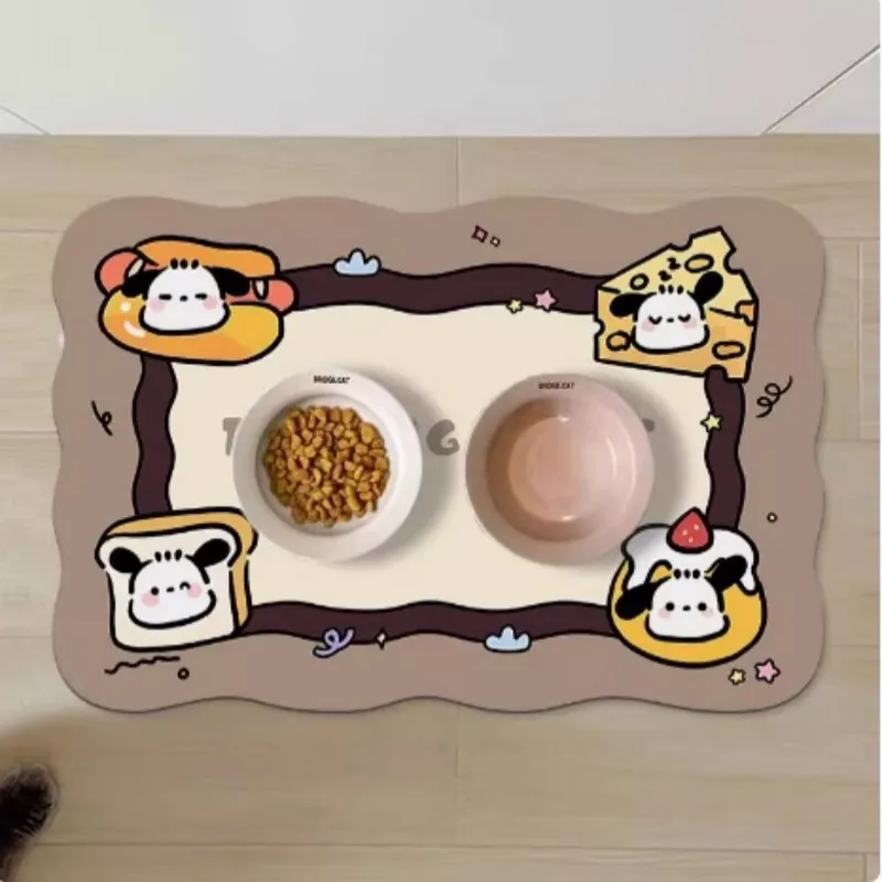VIKAMA Animal Paradise Cat & Dog Doormat Bowl Mat Non-slip Absorbent Easy to Clean Suitable for Bathroom Kitchen Doormat