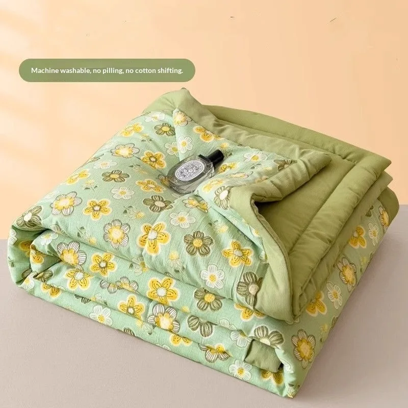 Machine Washable Summer Cool Quilt Thin Air Conditioner Quilt Kindergarten Dormitory Lunch Break Double Student Quilt