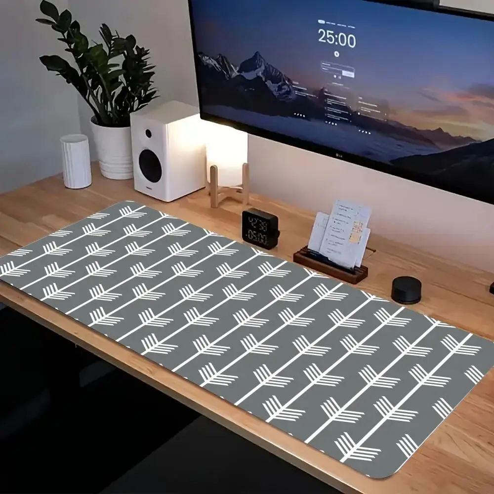 

Arrow Art Mouse Pad Computer Accessories Office Game Table Mats Rubber Anti-slip Gaming Keyboard Mousepads XXL Desk Pads 40X90