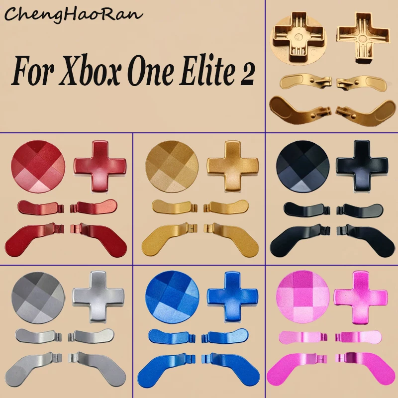 

Metal Paddles Trigger Button For Xbox One Elite Series 1 2 Controller Gamepad D-Pad Direction Cross Key Accessories