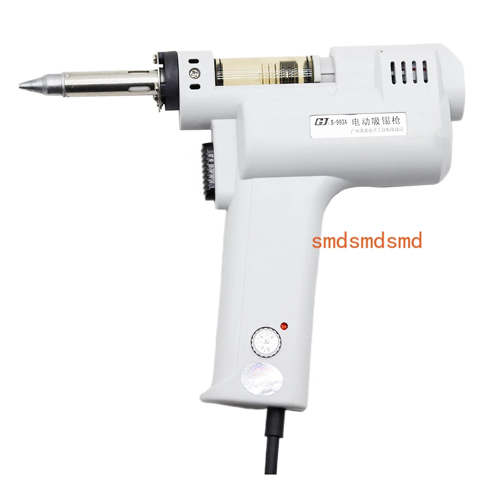 

S-993A Совершенно новый мощный одиночный воздушный насос, электрический оловянный прибор, пистолет, 100 Вт, всасывающий инструмент для удаления олова