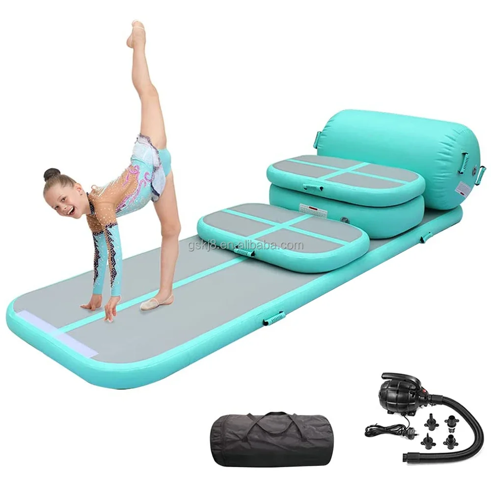 3m 4m 5m 6m 8m 10m 12m 15m Air track custom DWF inflatable yoga mattress air gym mat