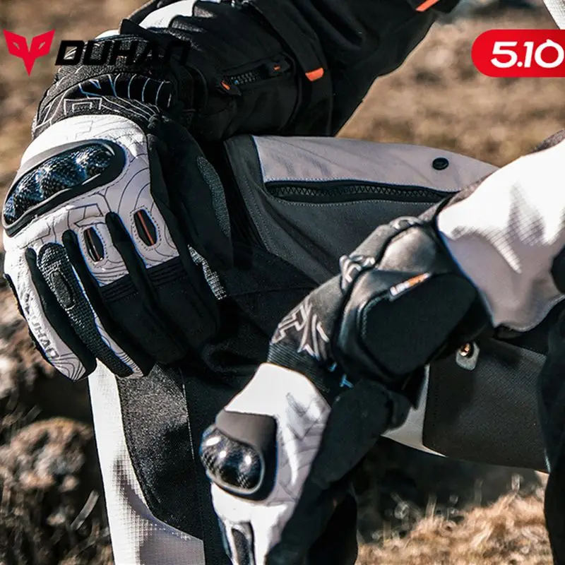 

Duhan W1 Motorcycle Riding Gloves Waterproof Warmth Cold Proof Motorbike Travel Anti-Fall Equipment Men Winter Cycling Gloves Di