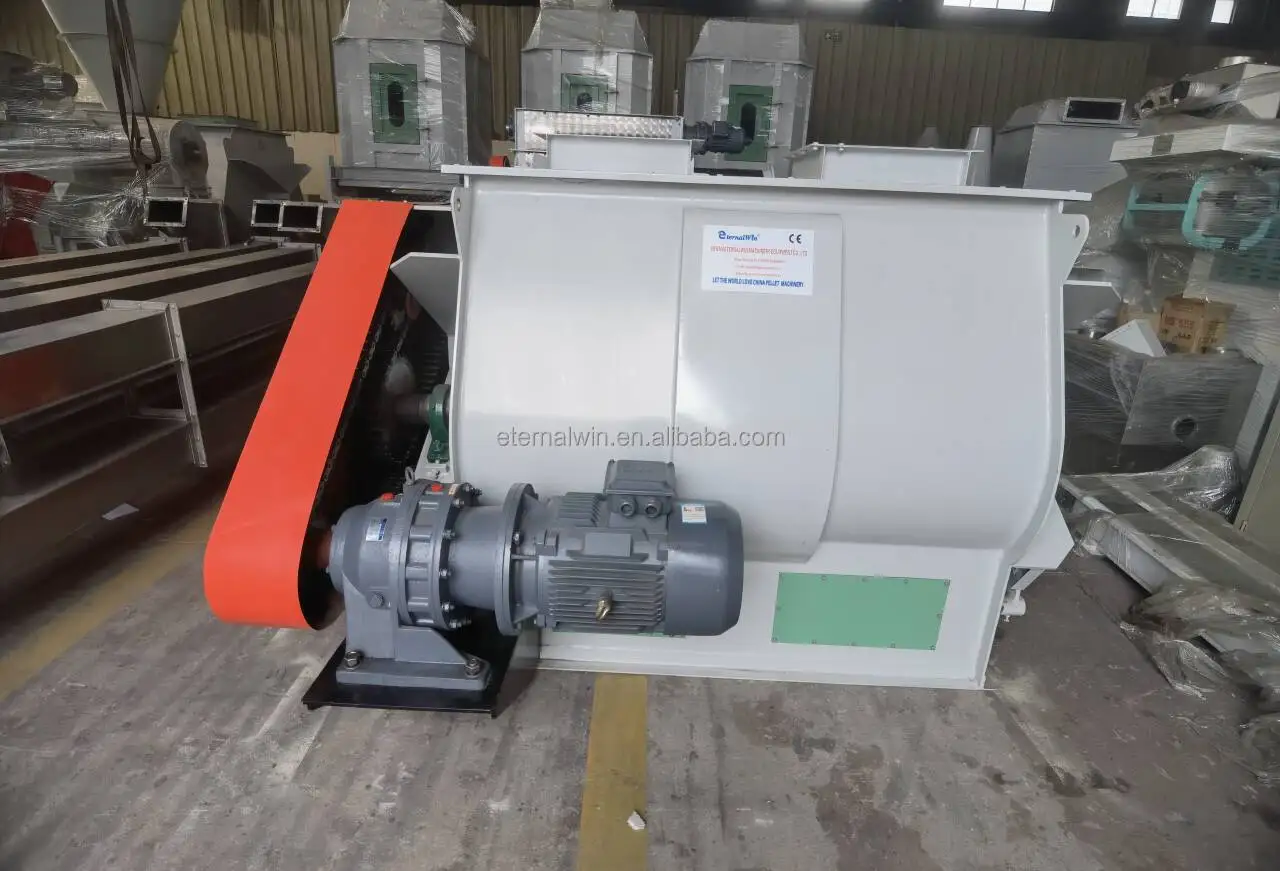 Automatic 2-3t/h Livestock Animal Feed Pellet Machine Poultry Cattle Feed Pellet Production Line