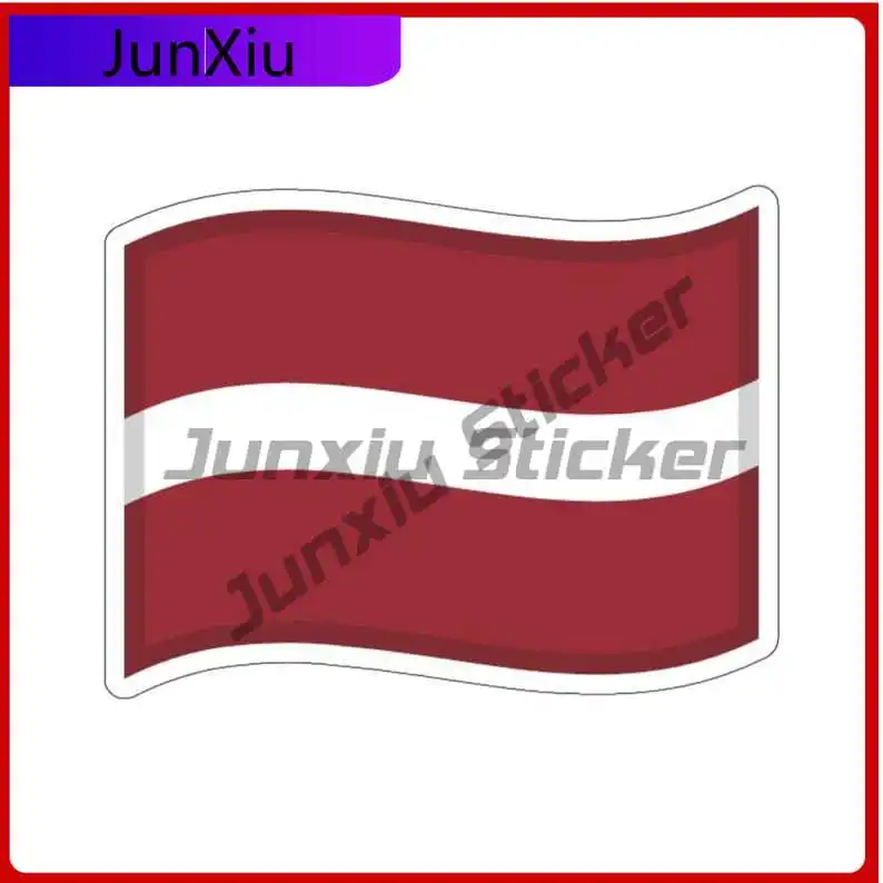 

Latvia Flag Sticker Latvian Stickers Exterior Accessories Decoration Suv Car Bodywork Bumper Window Truck Electric Laptop Phone