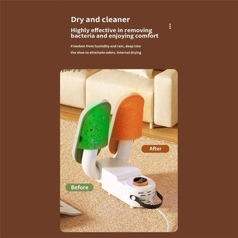 ABKR-1 PCS Электрическая сушилка для обуви УФ-сушилка для обуви Быстросохнущая сушилка для обуви Дезодоратор для обуви Устраняет запах Вилка европейского стандарта AC22