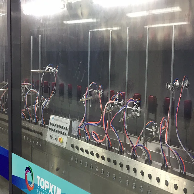 Neue mobile Produktionslinie für Pulverbeschichtung, kostengünstige Sprühkabinen für Stahlsubstrate für Metallbeschichtungsmaschinen