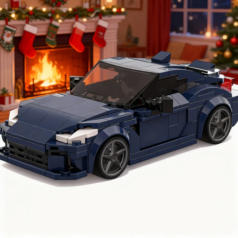 

380pcs MOC City Champions Toyota GR Model Building Blocks Toys Architecture Assemble DIY Christmas Gift Education Creative Idea