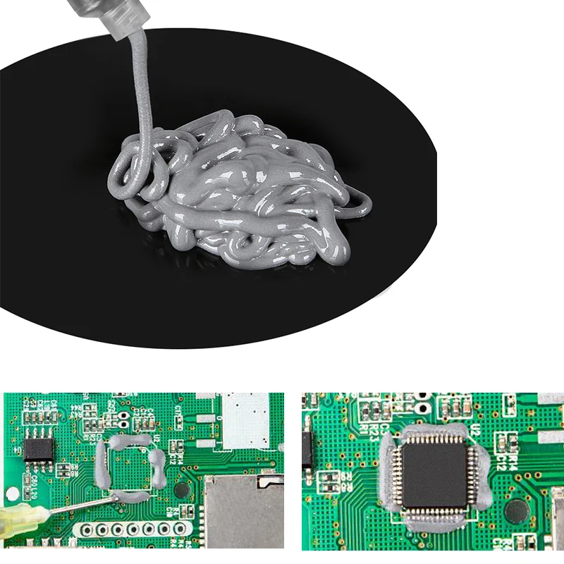 45g Lead-free Tin Solder Paste Low Medium and High Temperature Solder Paste SMT Chip LED Welding Flux for Soldering CPU Tin