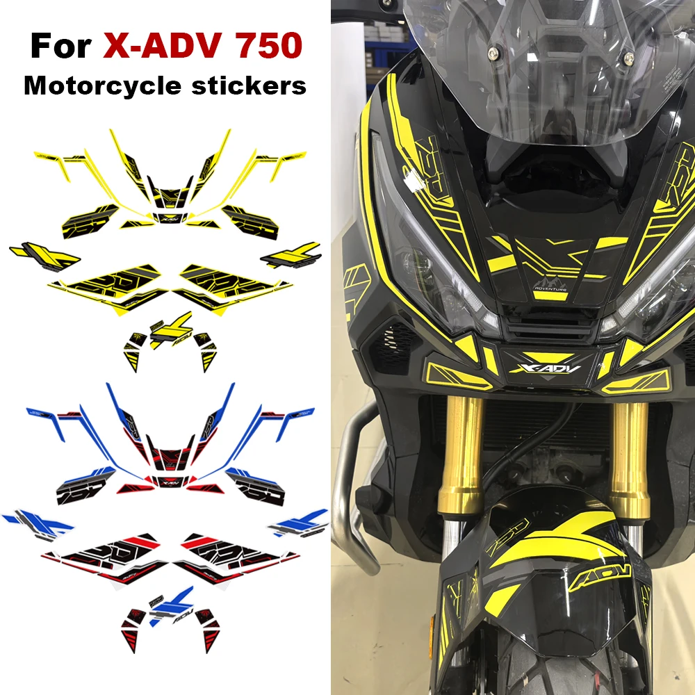 

XADV750 Fairing Stickers Body Decoration Decals Motorcycle Sticker Anti-Scratch PVC Sticker For Honda X-ADV 750 Adventure 2025