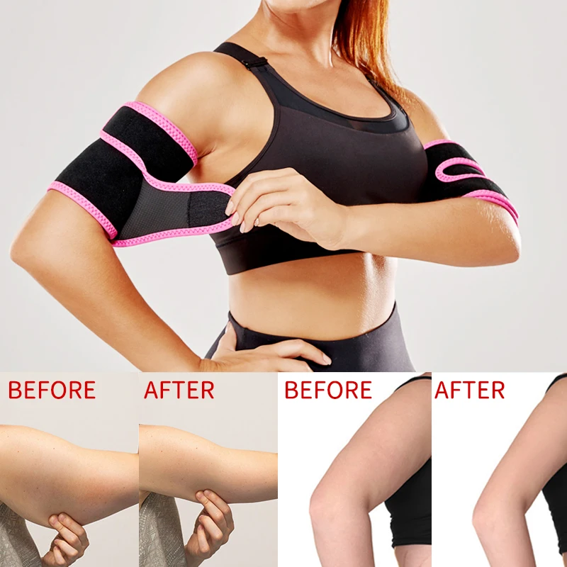 2021 New 1Pair Arm Trimmer Neoprene Women's Arm Control Shapers Sleeve Belt Arm Shaper Slimmer for Women