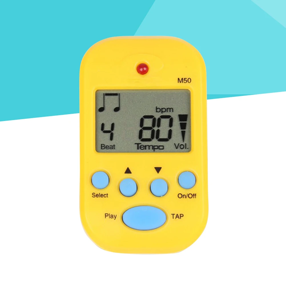 

Electronic Metronome Mechanical Piano Clip-on Digital Beat with Click Mini