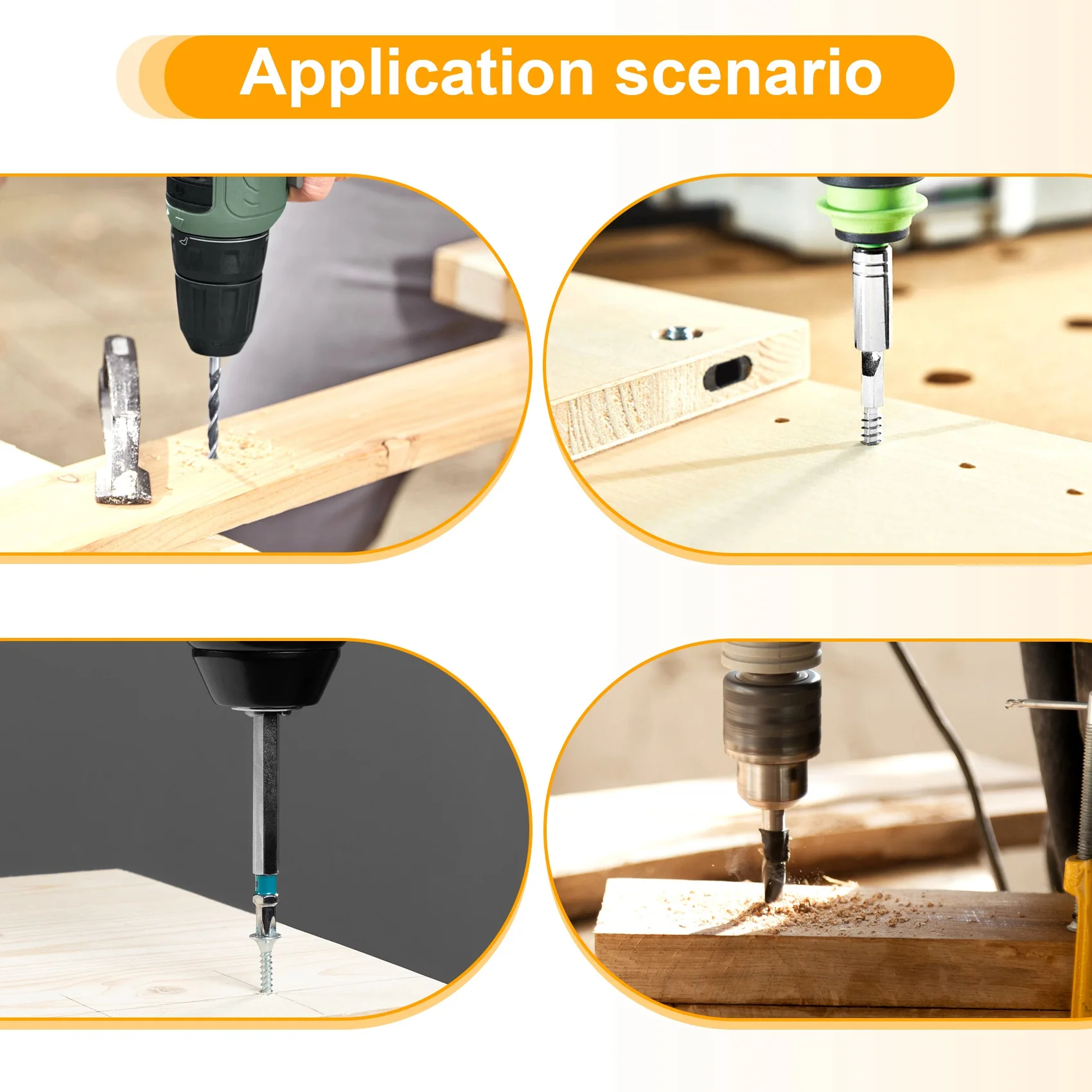 Pen Barrel Mill Trimmer Set, 7-Pieces Professional Turners Trimming System-A57X