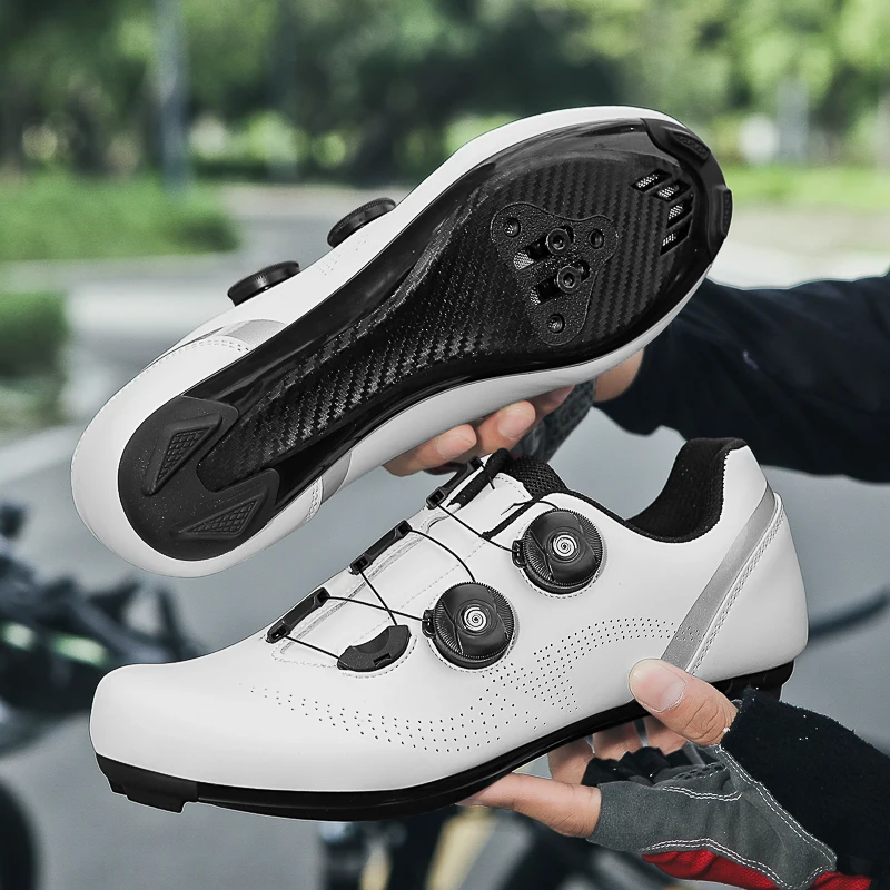 Men Professional MTB Cycling Sneaker Shoes Breathable Ultra light Cleats Road Bike Shoes Racing Speed Sneakers Bicycle Footwear