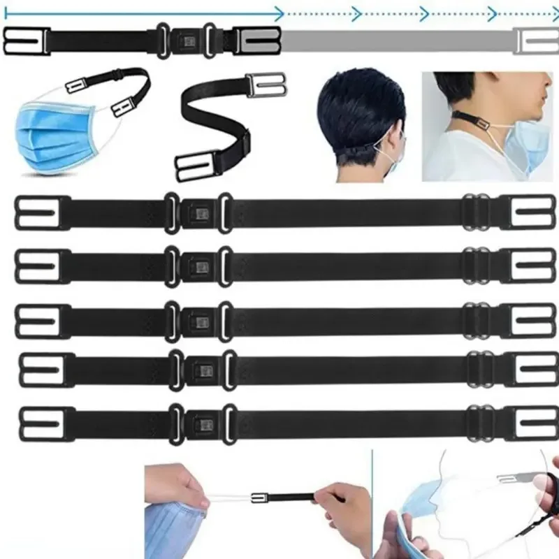 Adjustable Mask Strap Extender Clips Universal Fit Ear Saver Hooks Anti-Pain Ear Protector Mask Accessory