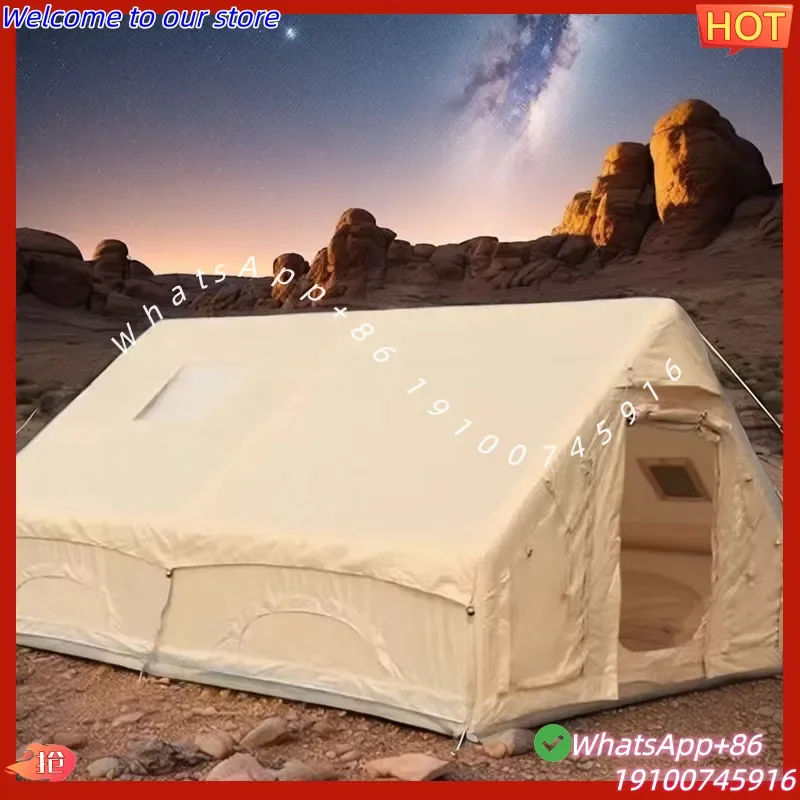 2026 Cotton Air Tent for Outdoor Camping Inflatable Camping Tent with Water-Resistant Features