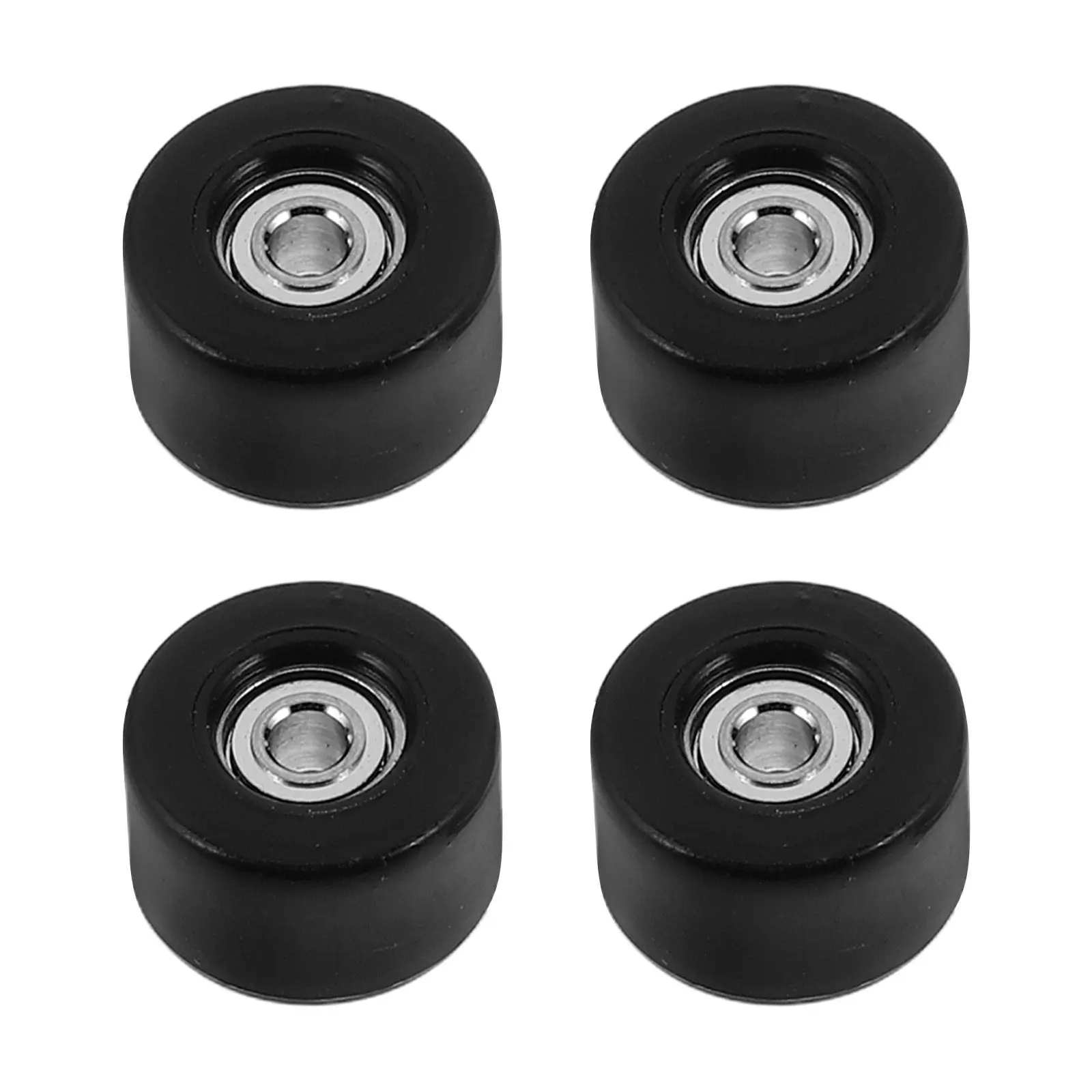 

4pcs Finger Skateboard Wheels With Bearings Sturdy Replacement Wheel Set For Smooth Rolling Mini Skateboard Bearing Wheels