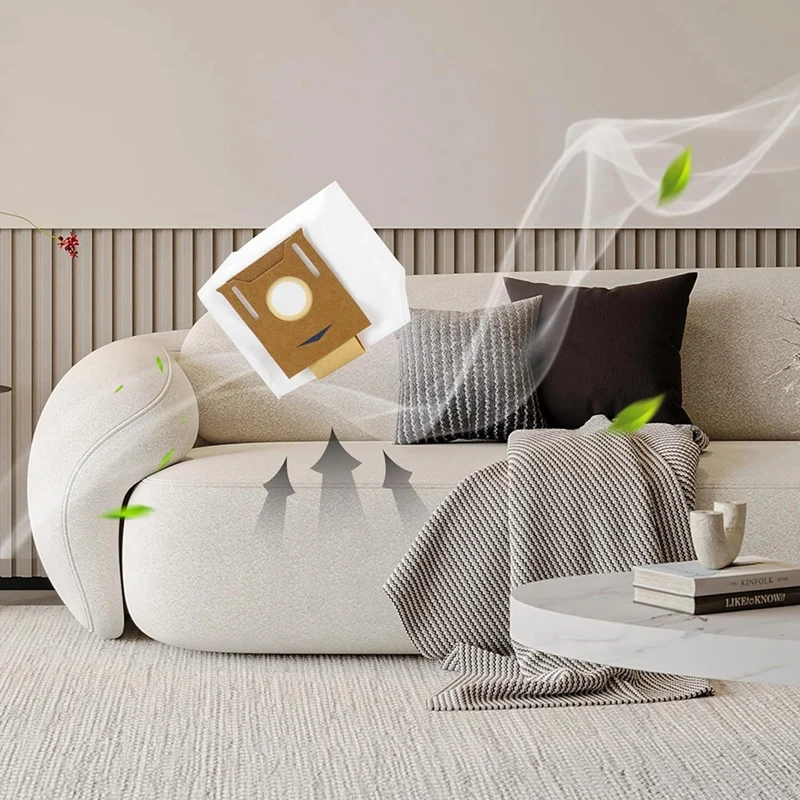 أكياس غبار بديلة لـ Ecovacs Deebot ، Deebot T8 ، T8 Plus ، T8 AIVI ، N8 Pro Plus ، N8 Pro ، T9 AIVI ، T9 Pro Vacuum ، 20 عبوة