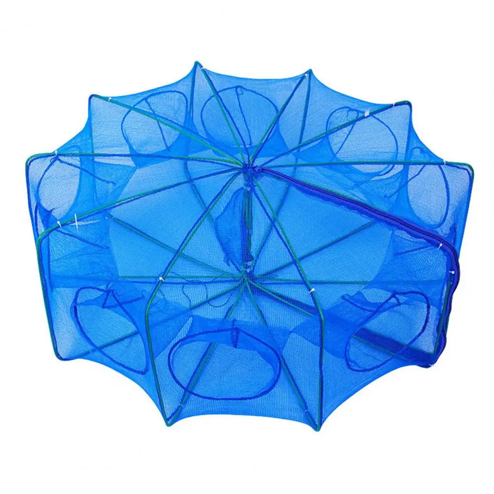 Foldable Shrimp Net Hexagon/octagon Foldable Fishing Trap Net for Minnow Crayfish Shrimp Collapsible for Crab for Efficient