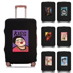 Luggage Case Suitcase Protective Cover 2022 New Funny Pattern Travel Elastic Luggage dust-proof Cover Apply 18-28 Suitcase