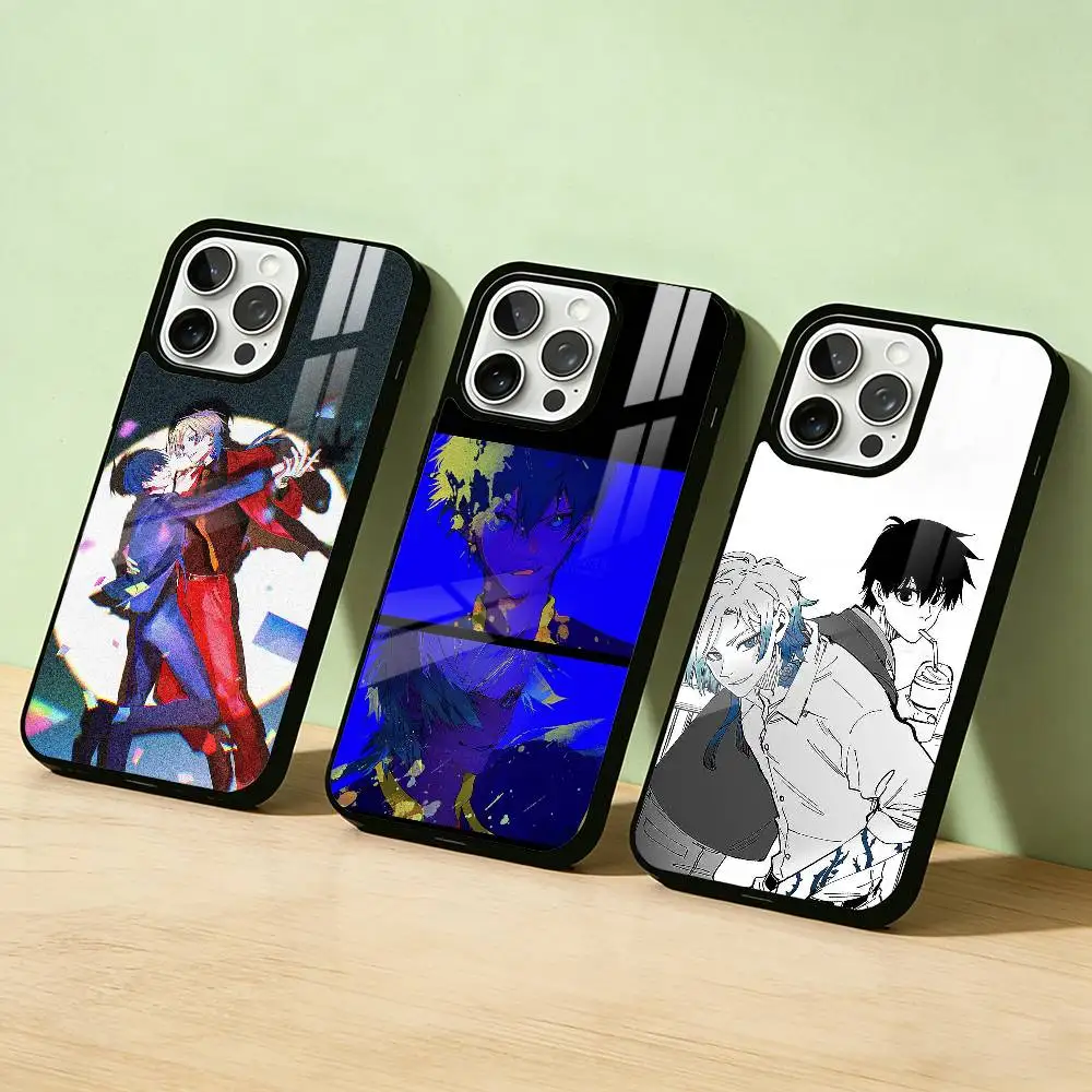 

AAA Kaiser Isagi Yoichi B-Blue L-Lock Phone Case Color Silver Shell For IPhone 17 16 15 14 13 12 11 Pro Max Plus