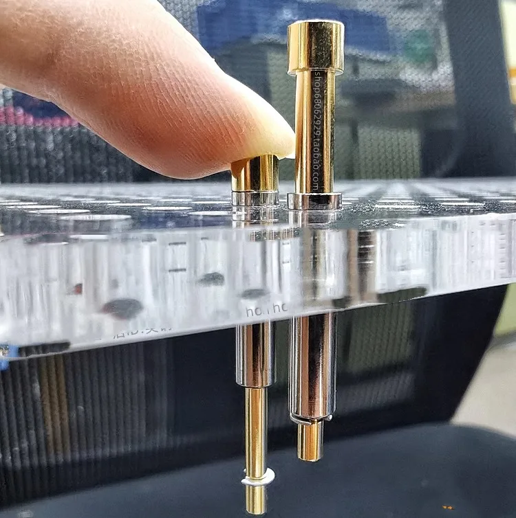 Pin de prueba grande de 4,5x40MM, aguja de resorte de dedal, cabeza cóncava, copa de sonda oral, aguja de cabeza de tazón de PH-6A, una pieza
