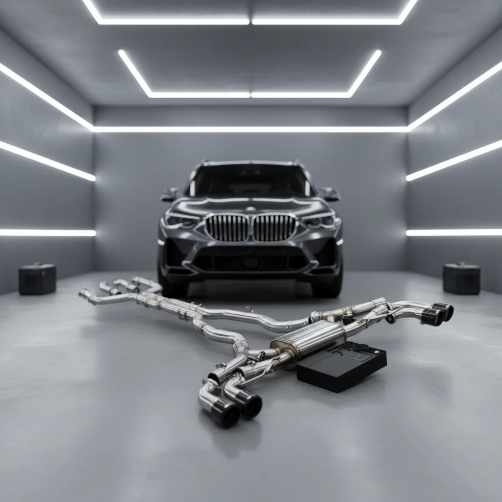 

Custom Stainless Steel Pipe Valved Sport Catback For BMW X5 M50i 4.4TT 2019-2024 Active Sound Valvetronic Exhaust System