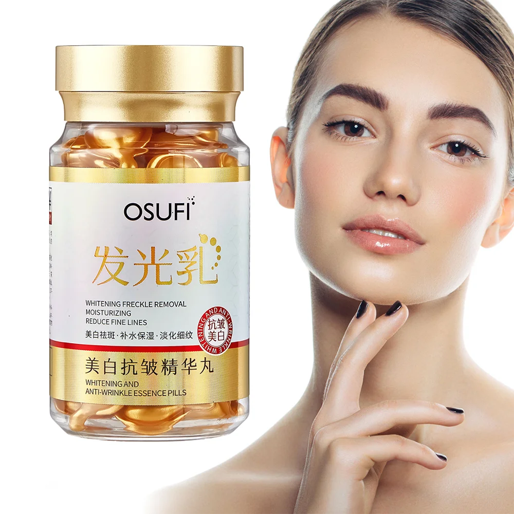 

OSUFI Brighten Anti Wrinkles Essence Moisturizing Oil Control Improve Dark Sinking Acne Scars Rough Face Serum Korean skincare