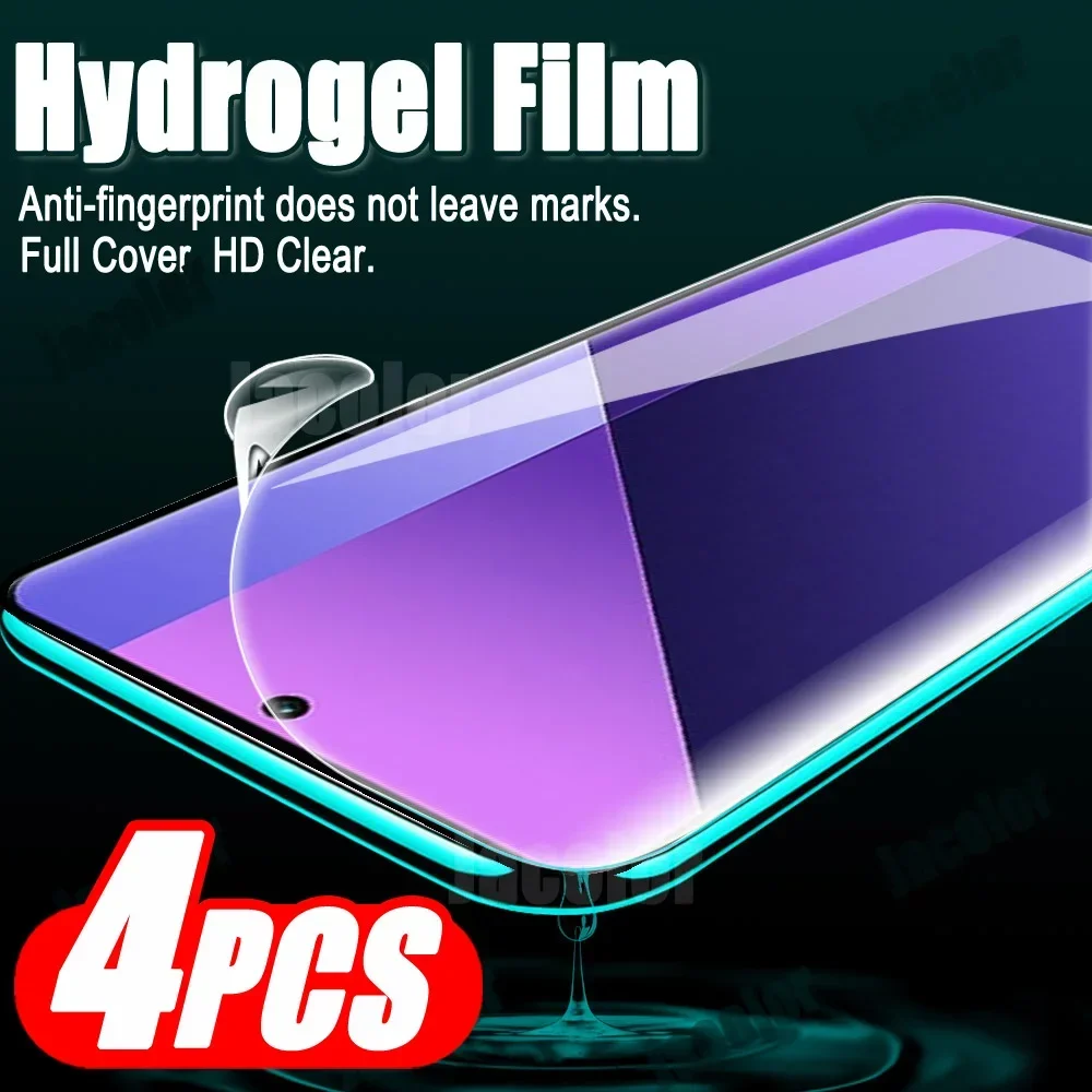 

4pcs Gel Soft Hydrogel Film For Xiaomi Redmi Note 13 12S 12 Pro Plus 5G 4G Xioami 13Pro 12Pro Phone Screen Protector Protection