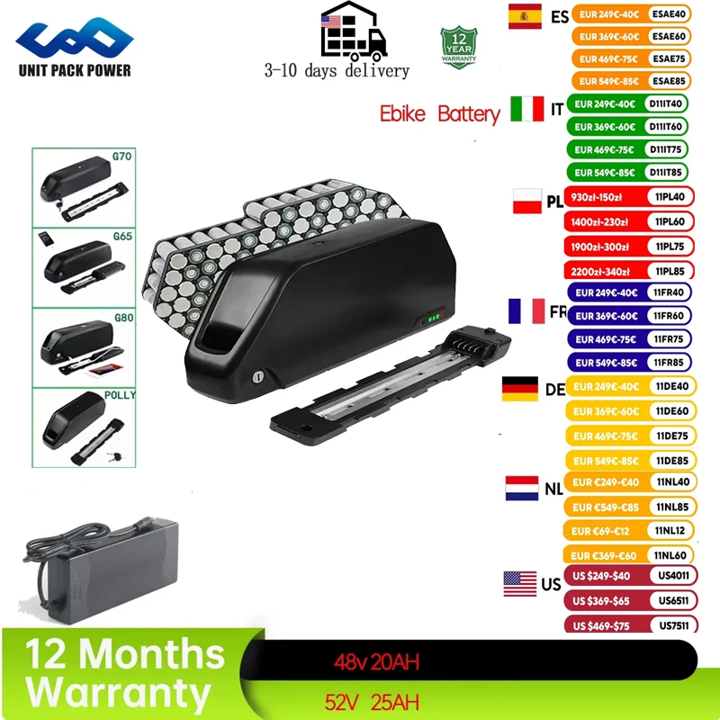 48V 20AH Ebike Batt… - image