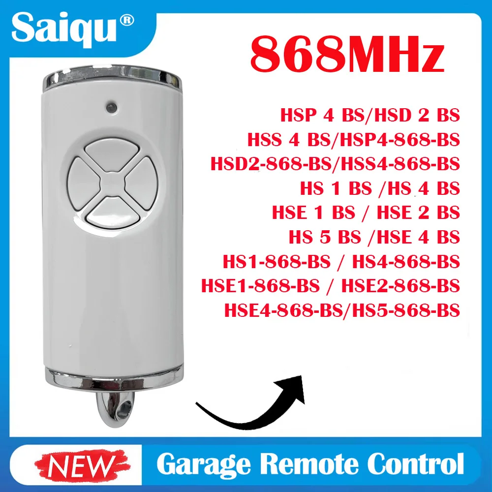 

Gate Remote Control 868MHz HSE2-868-BS HSE4-868-BS HSE1-868-BS HS4-868-BS Garage Door Opener