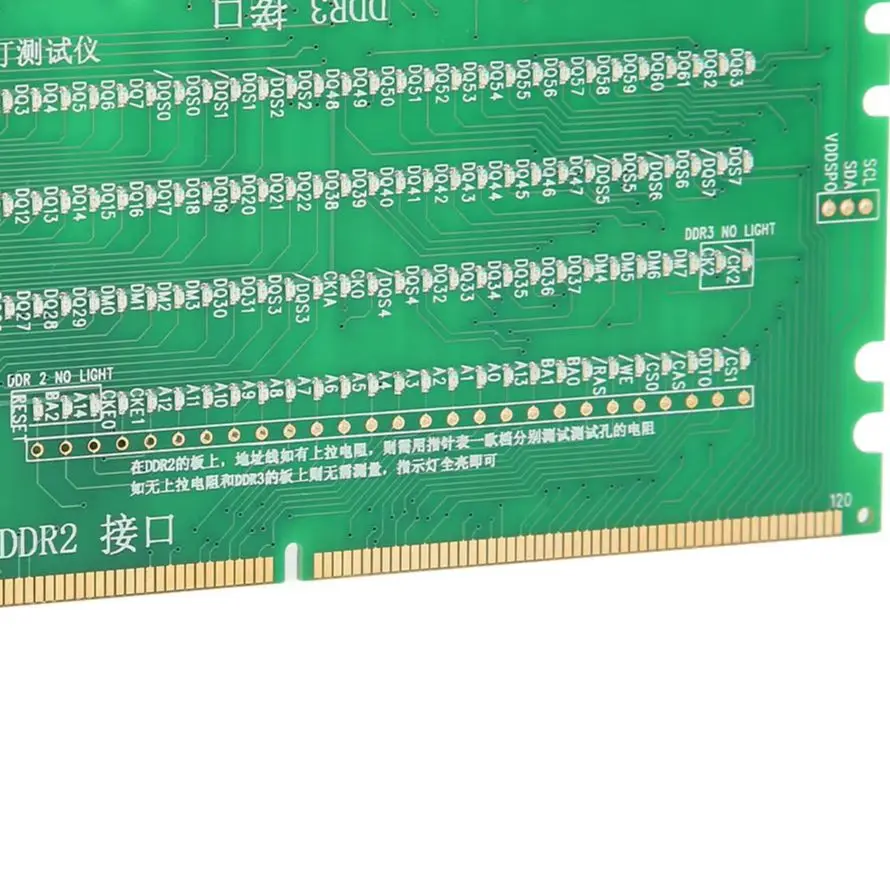 /DDR2 /DDR3 /Memory Tester With LED Indicators For For Intel For AMD Motherboard For RAM Slot Diagnostic Tool PCB Circuit Board