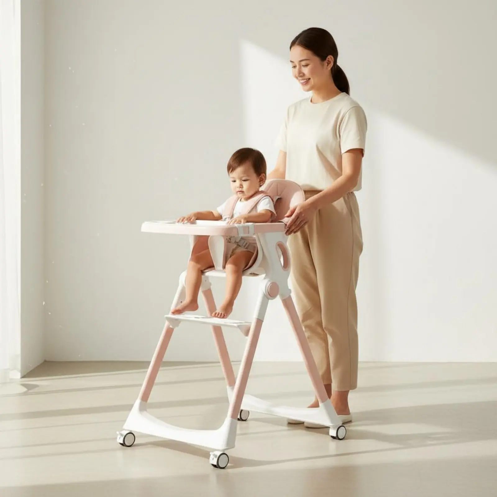 seggiolone-per-bambini-regolabile-con-ruote-bloccabili-pieghevole-leggero-e-multifunzionale